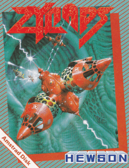 Zynaps box art for Amstrad CPC